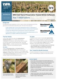 WPA field trial of preservative treated British softwoods. Year 7 observations