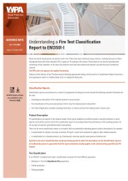 Understanding a fire test classification – report to EN13501-1