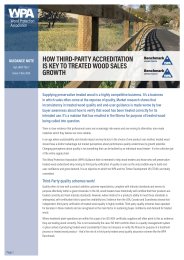 How third-party accreditation is key to treated wood sales growth