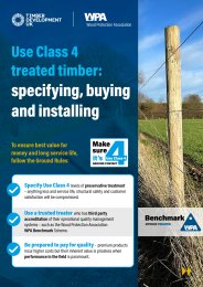 "Use Class 4 treated timber: specifying, buying and installing"