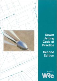 Sewer jetting code of practice. 2nd edition