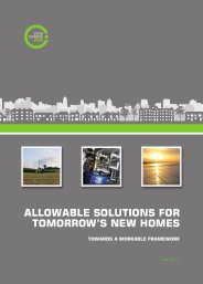 Allowable solutions for tomorrow's new homes: towards a workable framework