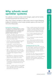 Why schools need sprinkler systems